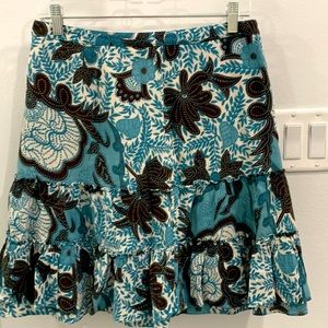 Ann Taylor 6P lined cotton skirt